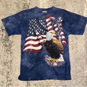 American Vintage Blue Graphic Tee